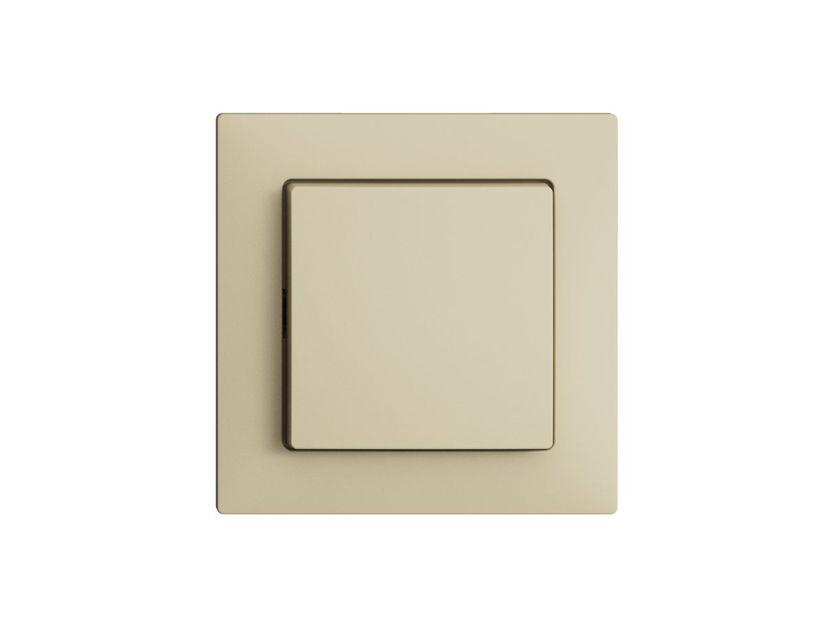 Frontset EDIZIOdue vanille 60×60mm für Druckschalter