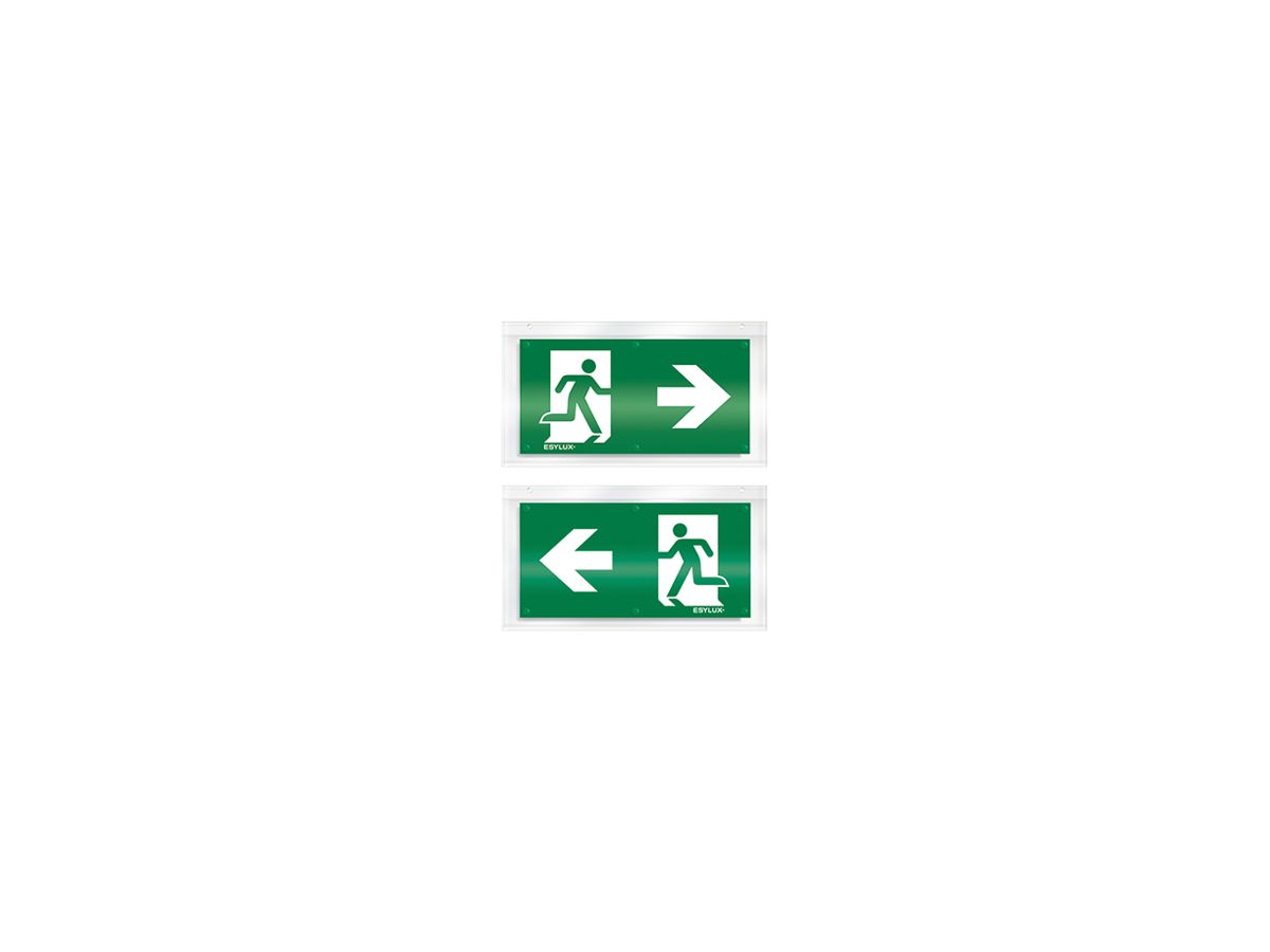 Piktogramm-Scheibe ESYLUX für SLX zweiseitig Pfeil rechts/links