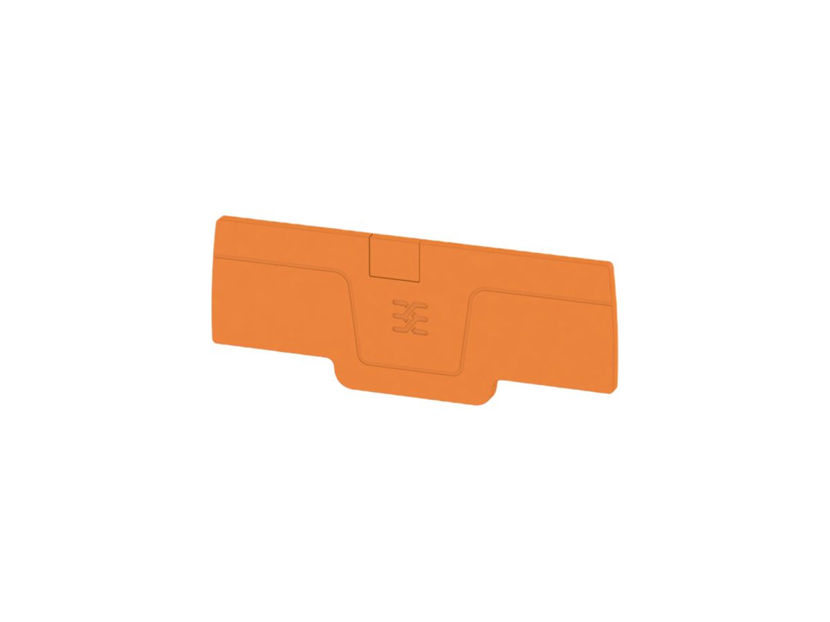 Abschlussplatte Weidmüller A-Reihe AEP 4C 2.5 75.55×2.1mm, orange