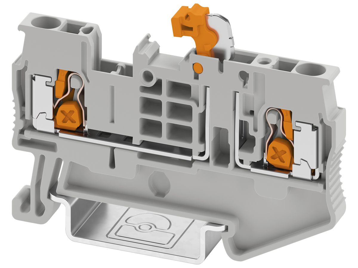 Messertrennklemme PX XT 2,5-MT 4mm² 20A 500V 2×1 TH35 gu