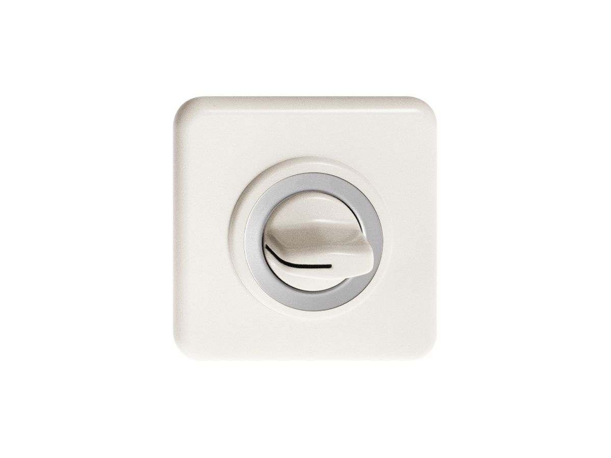 UP-Frontset FH weiss für Drehschalter, ohne Gravur