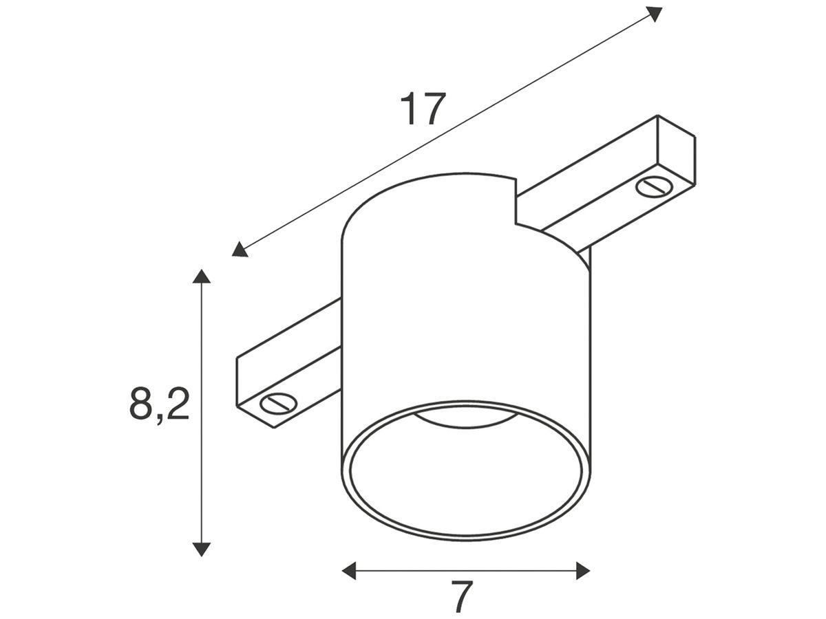 LED-Spot SLV FIXT-IT Standard 7W 800lm 927 36° DALI 48V AD round sz