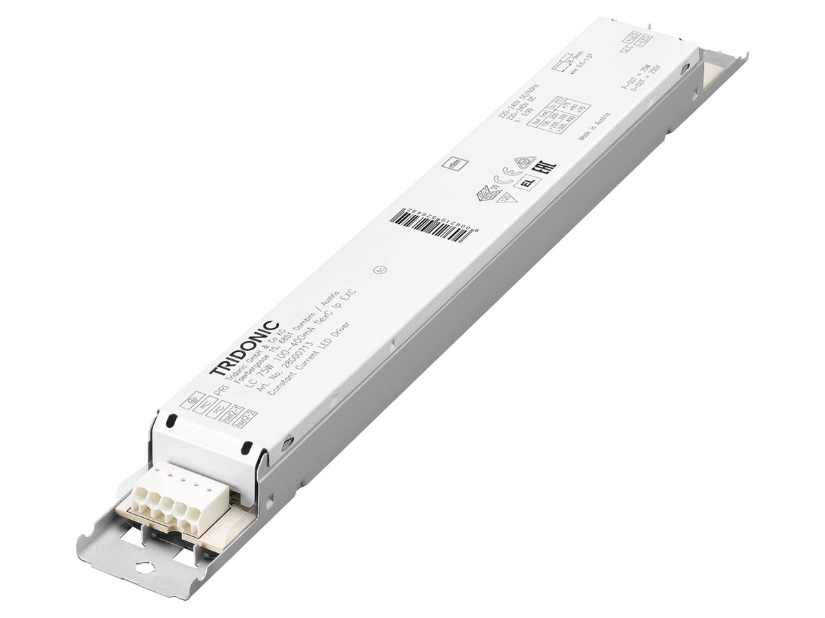 LED-Betriebsgerät Tridonic 22…75W 60…220V 100…400mA ON/OFF
