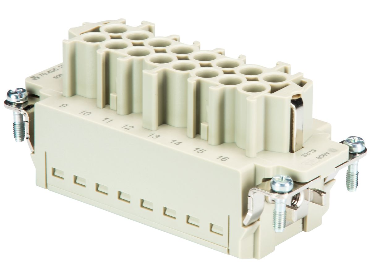 Buchseneinsatz Wieland Electric revos BAS BUP 16P 16A 0.5…2.5mm²