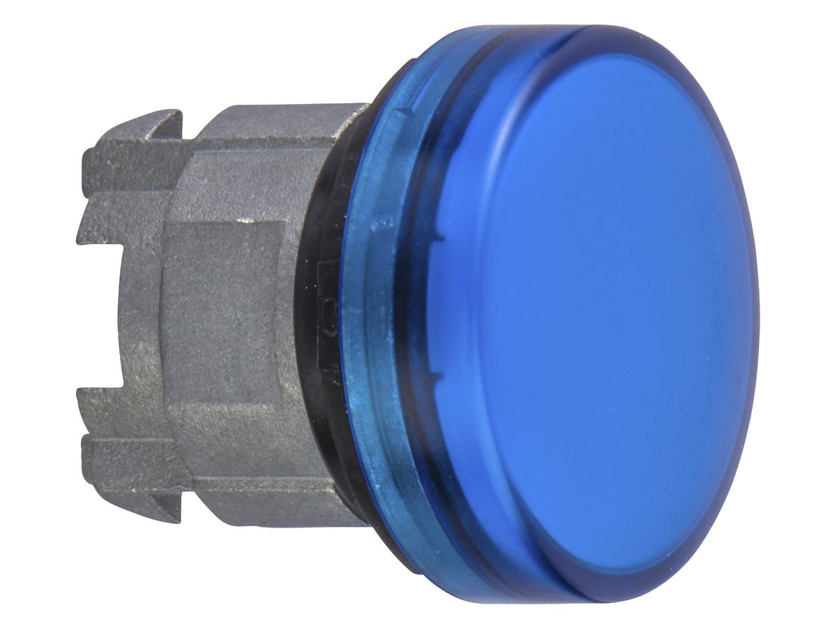 Kopf Schneider Electric zu Signallampe blau