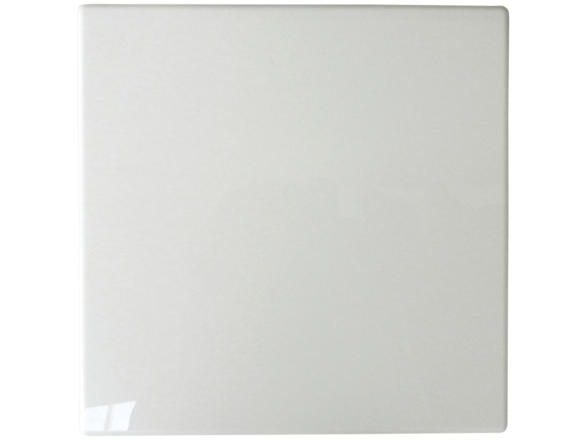 Abdeckplatte 4×4 266×266mm weiss ungebohrt