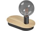 Tischleuchte LEDVANCE DECOR WOOD USB E27 1×8W DIM braun