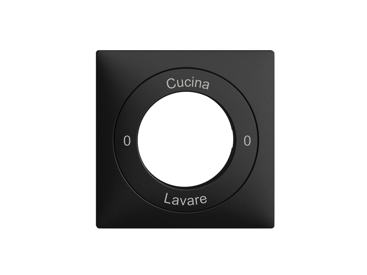 Frontset 0-Cucina-0-Lavare EDIZIOdue 60×60mm schwarz
