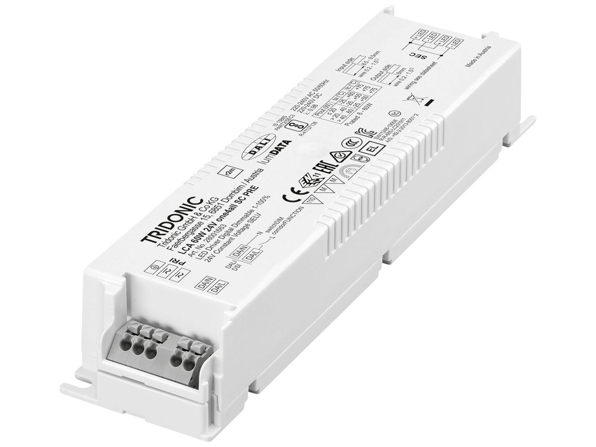 LED-Konverter Talexx LCA 60W 24V one4all SC PRE SP