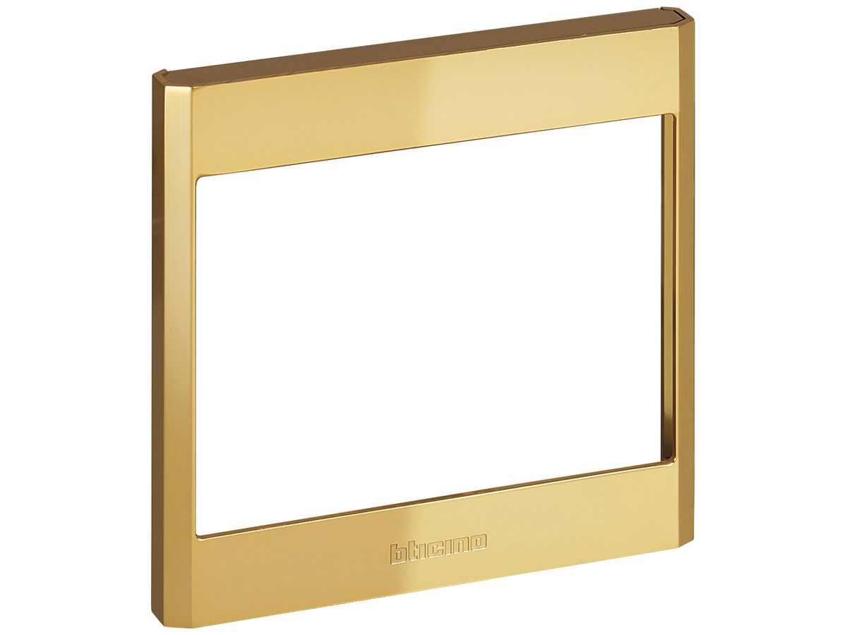 Abdeckrahmen LINEA 5000 1×1 vertikal 41×41mm Gold