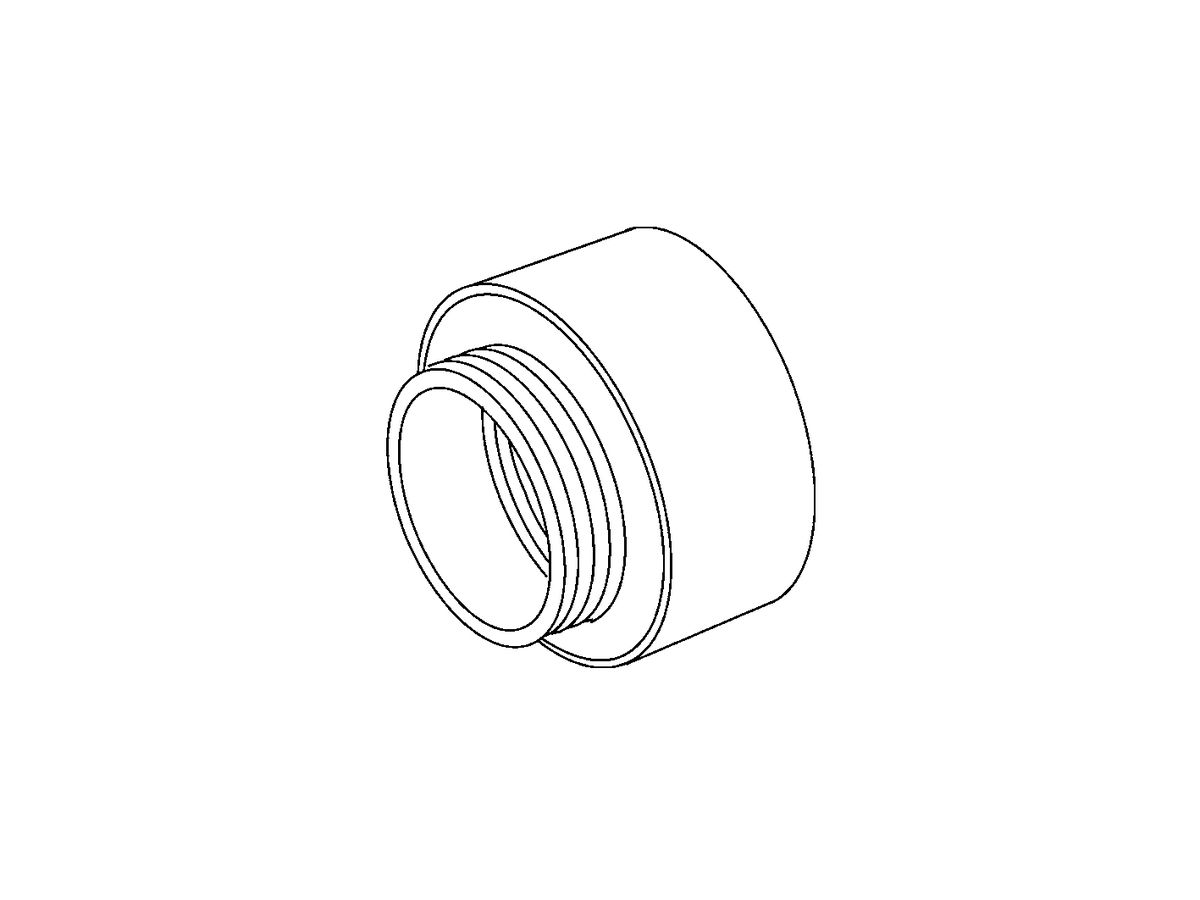 Erweiterung M40/M50 Messing vernickelt