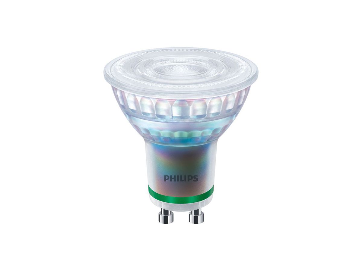 LED-Lampe Philips Master GU10 2.1W 375lm 827 PAR16 klar 36° Ø50×54mm