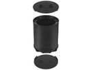 EB-Gehäuse SLV DASAR XL Kunststoff Ø281×295mm schwarz