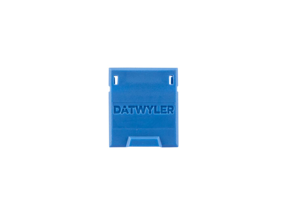 Staubschutzklappe Dätwyler für KST PLUS Kat.6A Keystone, blau