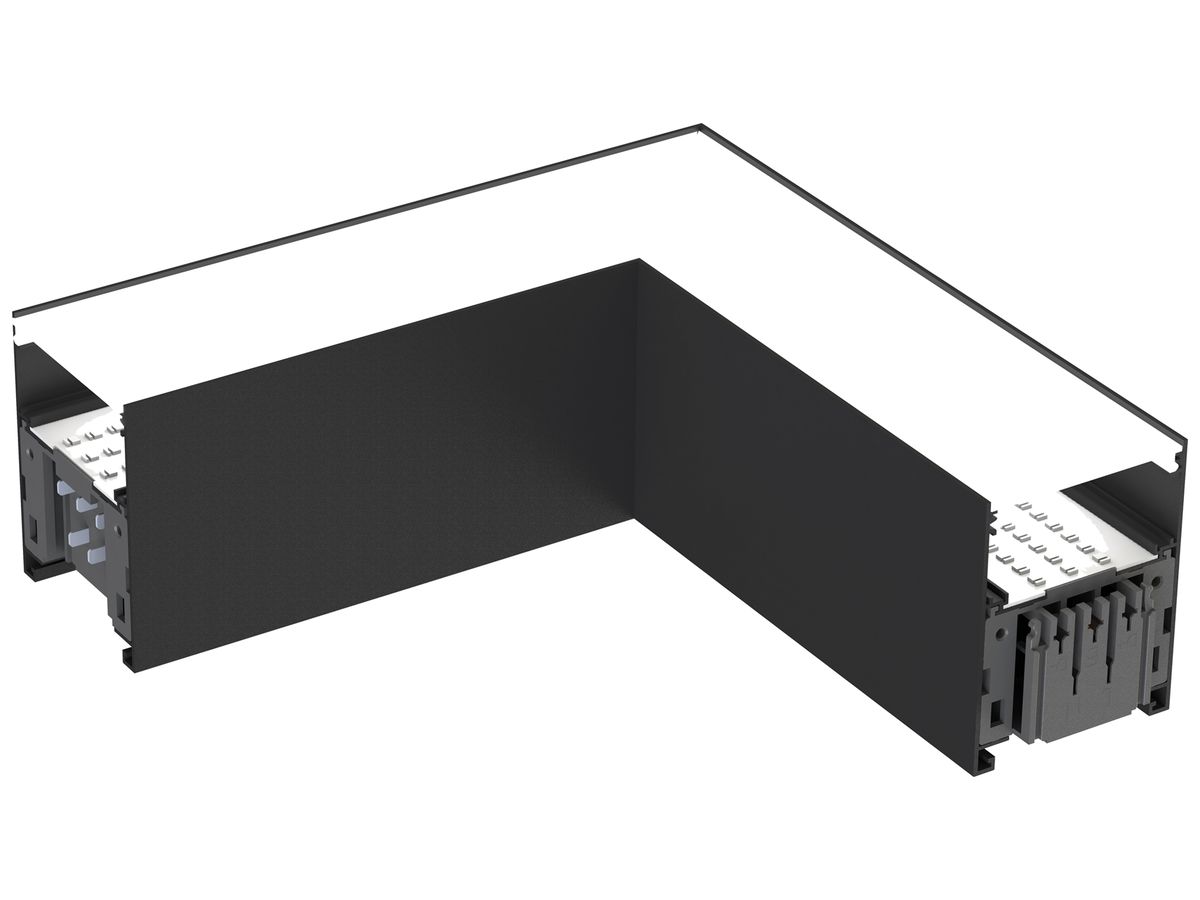 Leuchtteil DOTLUX CONNECT 12W 1400lm 840 DALI 204mm schwarz L-rechts