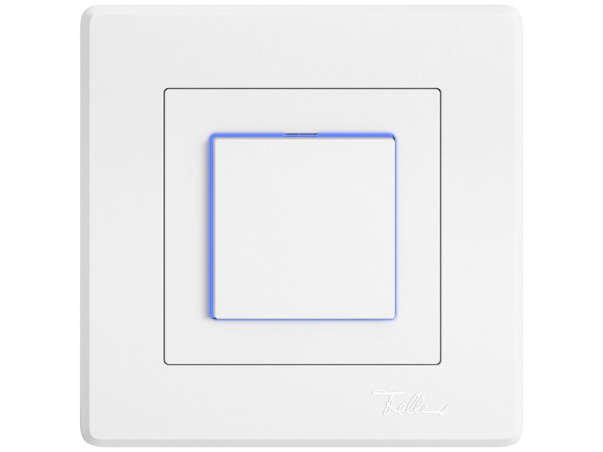 UP-Drucktaster EDIZIO.liv SNAPFIX® ARL/1P Seitenbel.blau ws