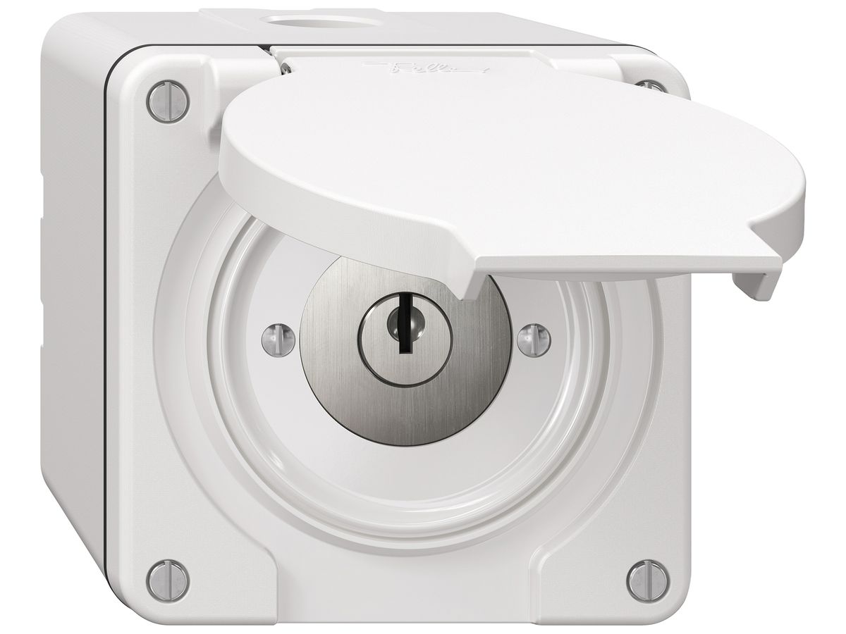 AP-Schlüsselschwenktaster NEVO SNAPFIX® 1P 1NC 1NO 16A 400V 0-> <-1 ws
