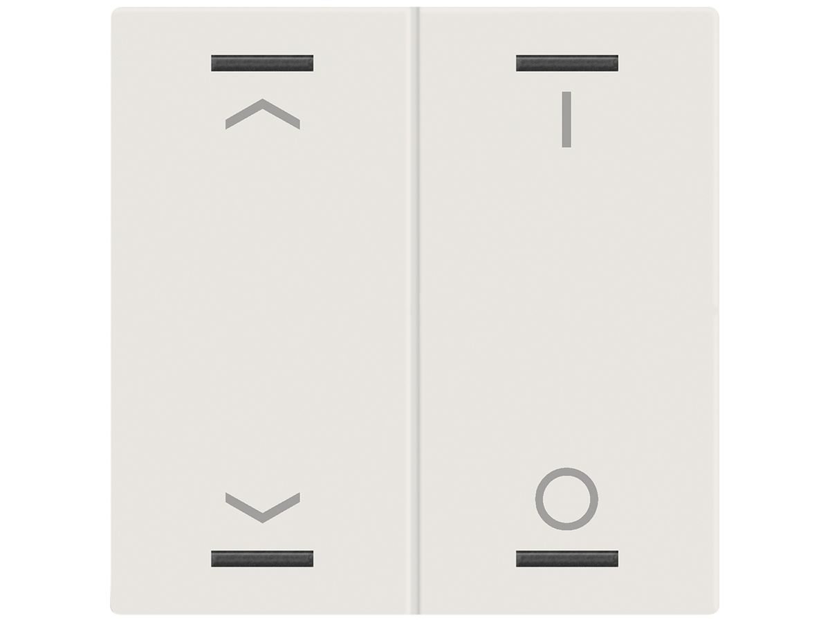 Wippe MDT BE-TAL60W211.C1 1T/4B f.Sensortasten weiss matt "Jalousie"-"I/O"