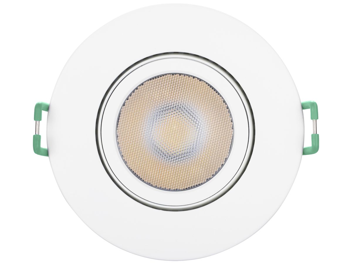 LED-Downlight Sylvania OBICO FIRE 8.2W 820lm 930/940 IP65 38° DIM Ø96mm weiss