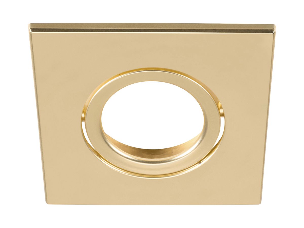 Abdeckring SLV UNIVERSAL IP20 Kunststoff 88×88×3.5mm Gold matt