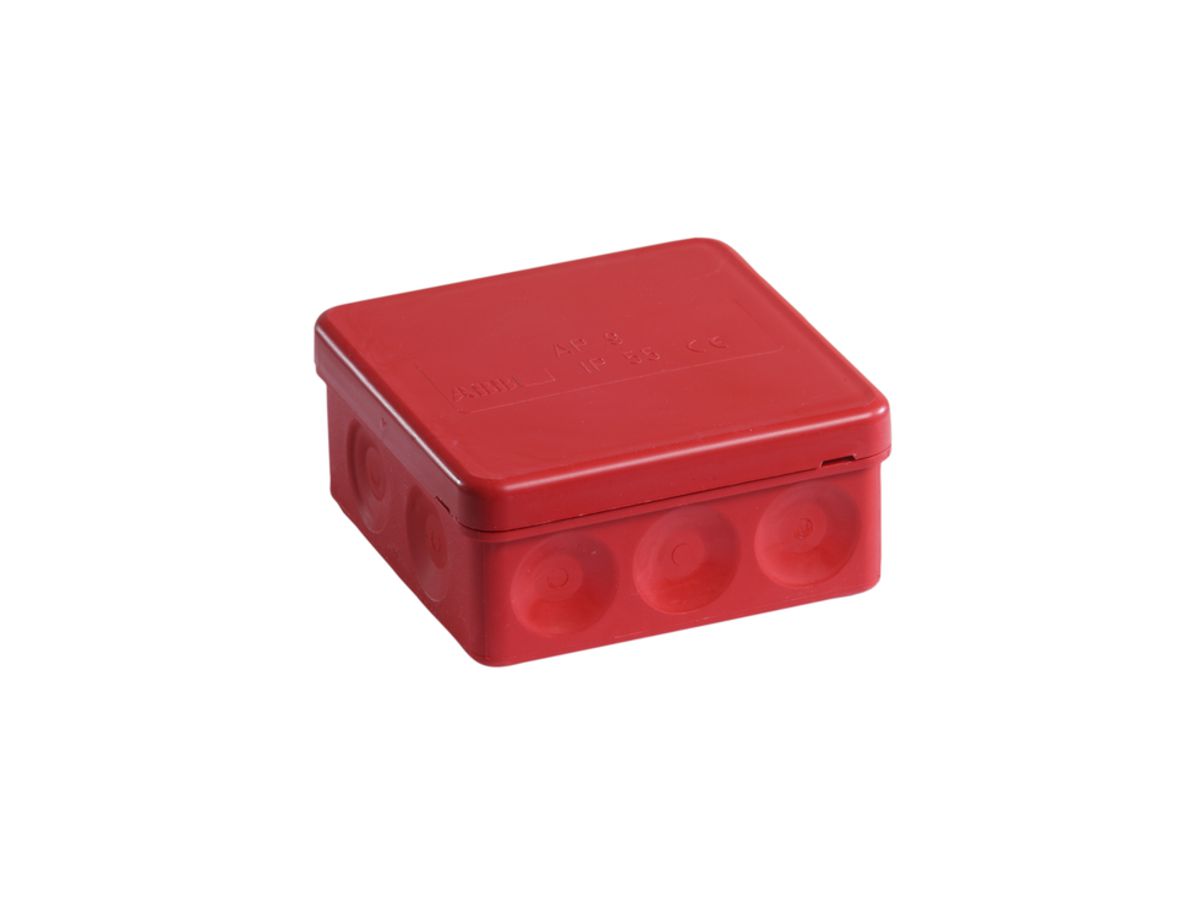 AP-Abzweigdose ELTAG ABB AP75 75×75×38mm IP65 rot