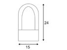 Standleuchte SLV RUSTY CONE, E14 40W IP54 Eisen gerostet