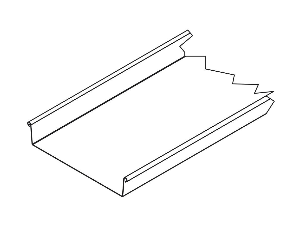 Kabelbahn Lanz 300×60mm verzinkt ungelocht