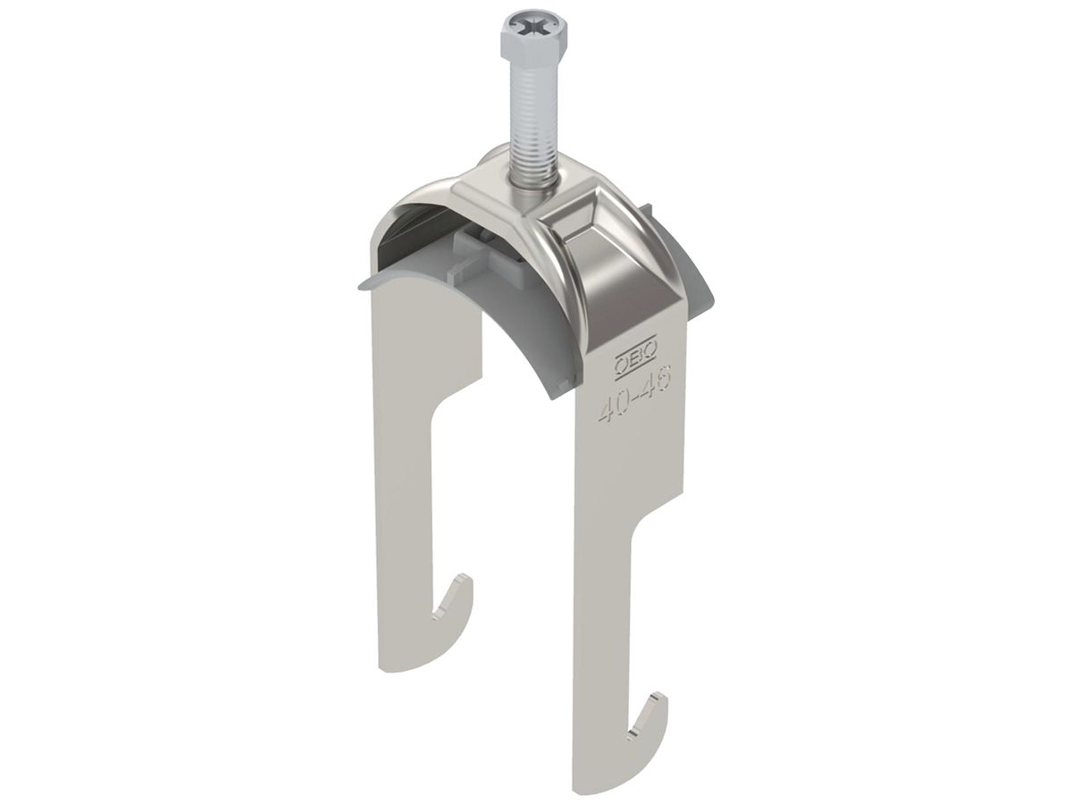 Schnellverleger BET 2056 W-Fuss Kunststoff 40…46mm 1×Kabel A2 1.4301