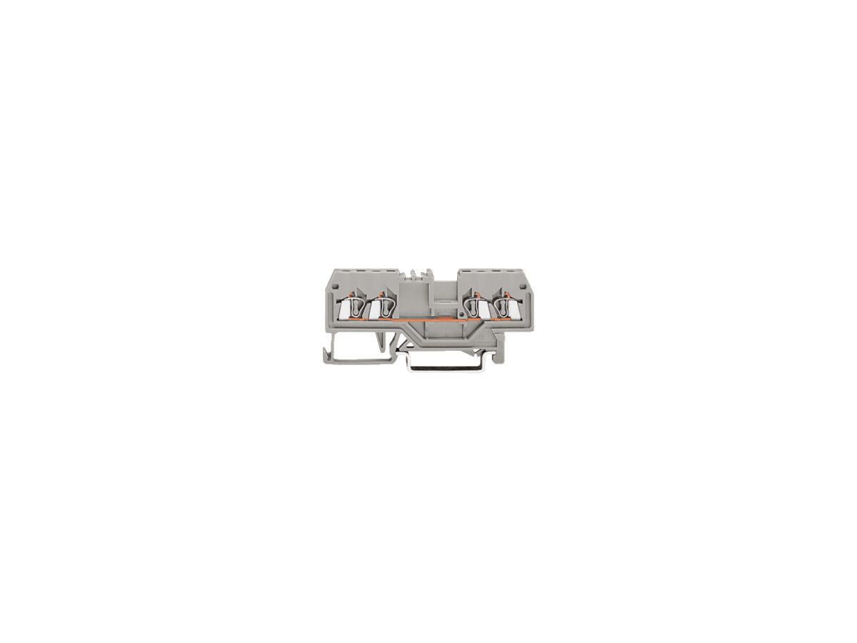 Klemme 4-Leiter WAGO 1.5mm² grau