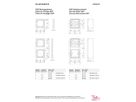 AP-Gehäuse ELEMENT SNAPFIX® 111×93×54mm 2×M20 alu
