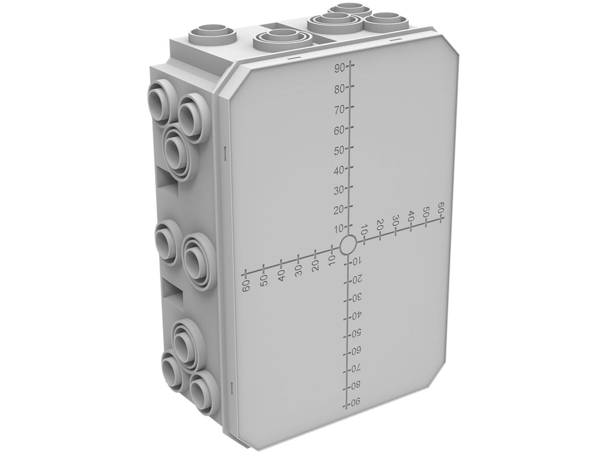 UP-Einlasskasten Spotbox UP6, 3×2, grau