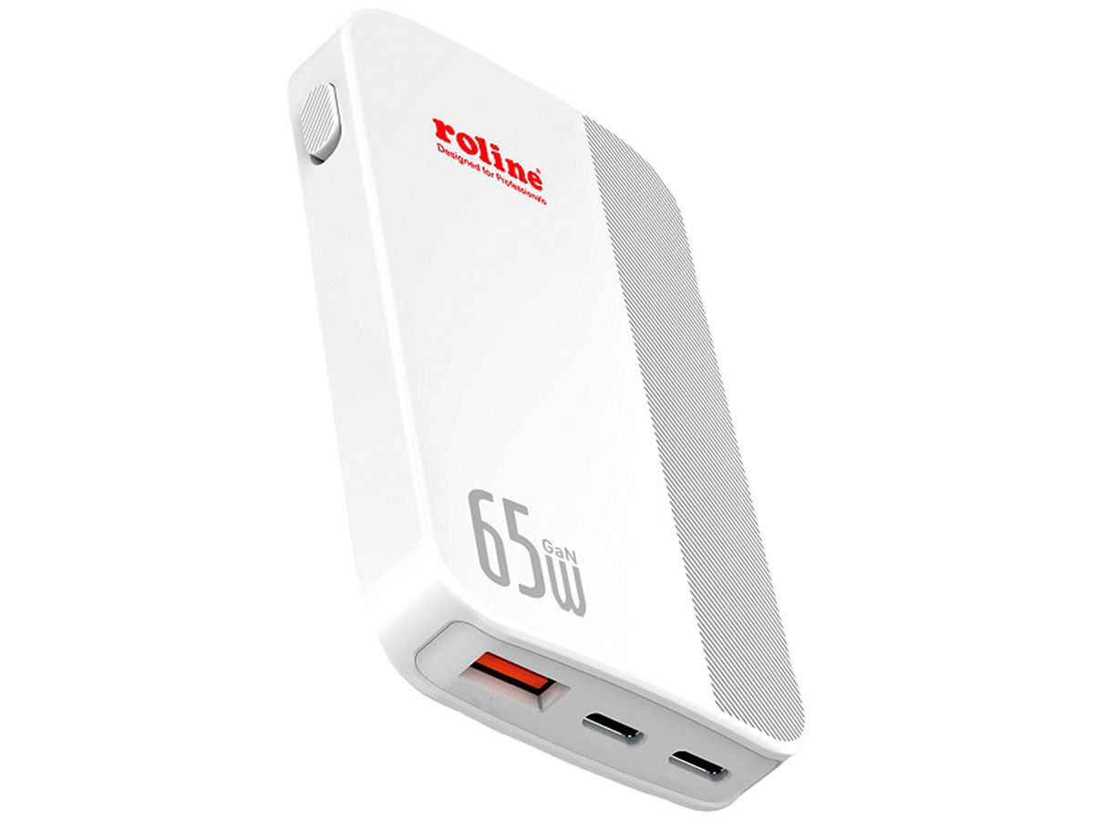 Netzgerät ROLINE 1×USB-A 2×USB-C 65W 5…20VDC 3250mA