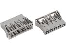 Buchsenteil WAGO 5L 2×0.5…4mm² grau