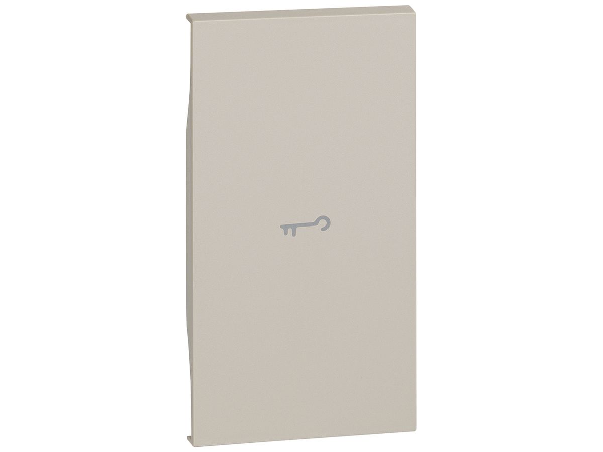 Tastenabdeckung Living Now 2 Module beleuchtbar mit Symbol Schlüssel sand