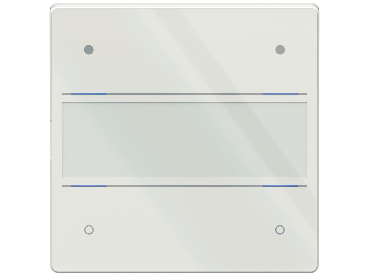 UP-Tastsensor KNX Theben iON 104 G LED mit Beschriftungsfeld weiss