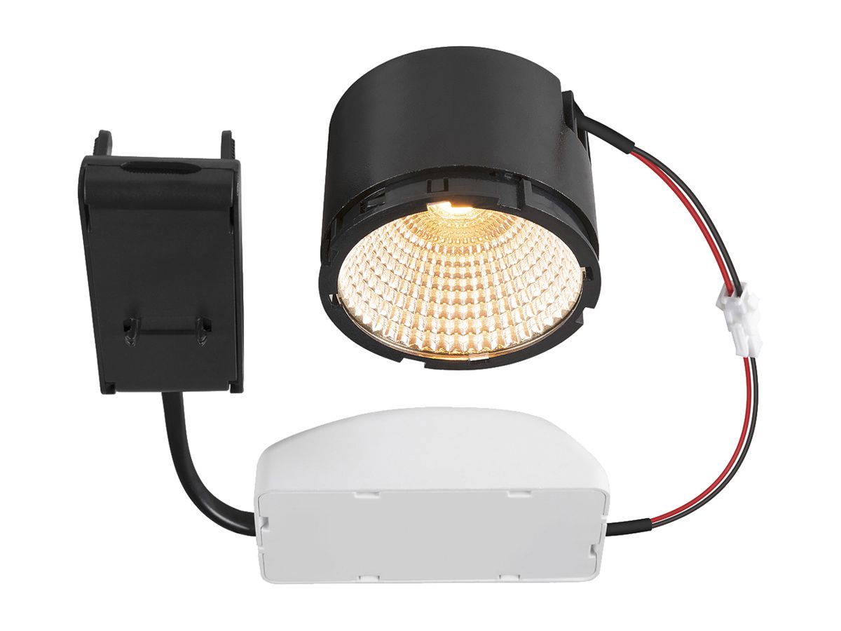 Leuchtteil SLV NEW TRIA 13.3W 1130lm 927 60° DIM Ø70 schwarz