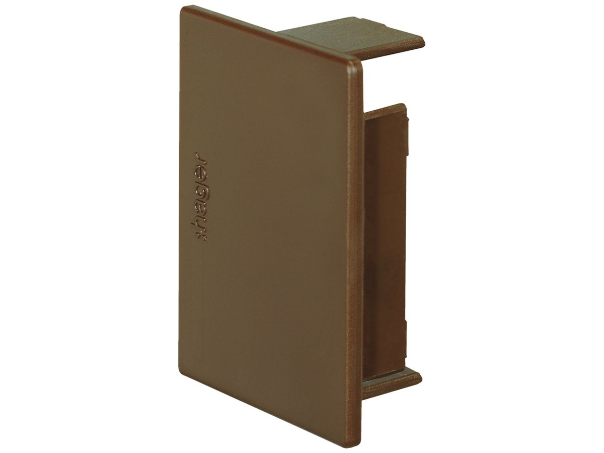 Endstück Hager tehalit.LF 57×40mm braun IP30