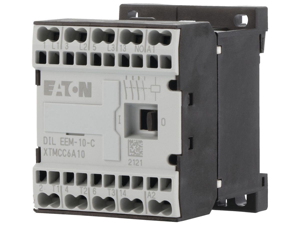 Leistungsschütz Eaton DILEEM-10-G-C 24V DC 3NO 22A 6.6A 3kW 24…690V