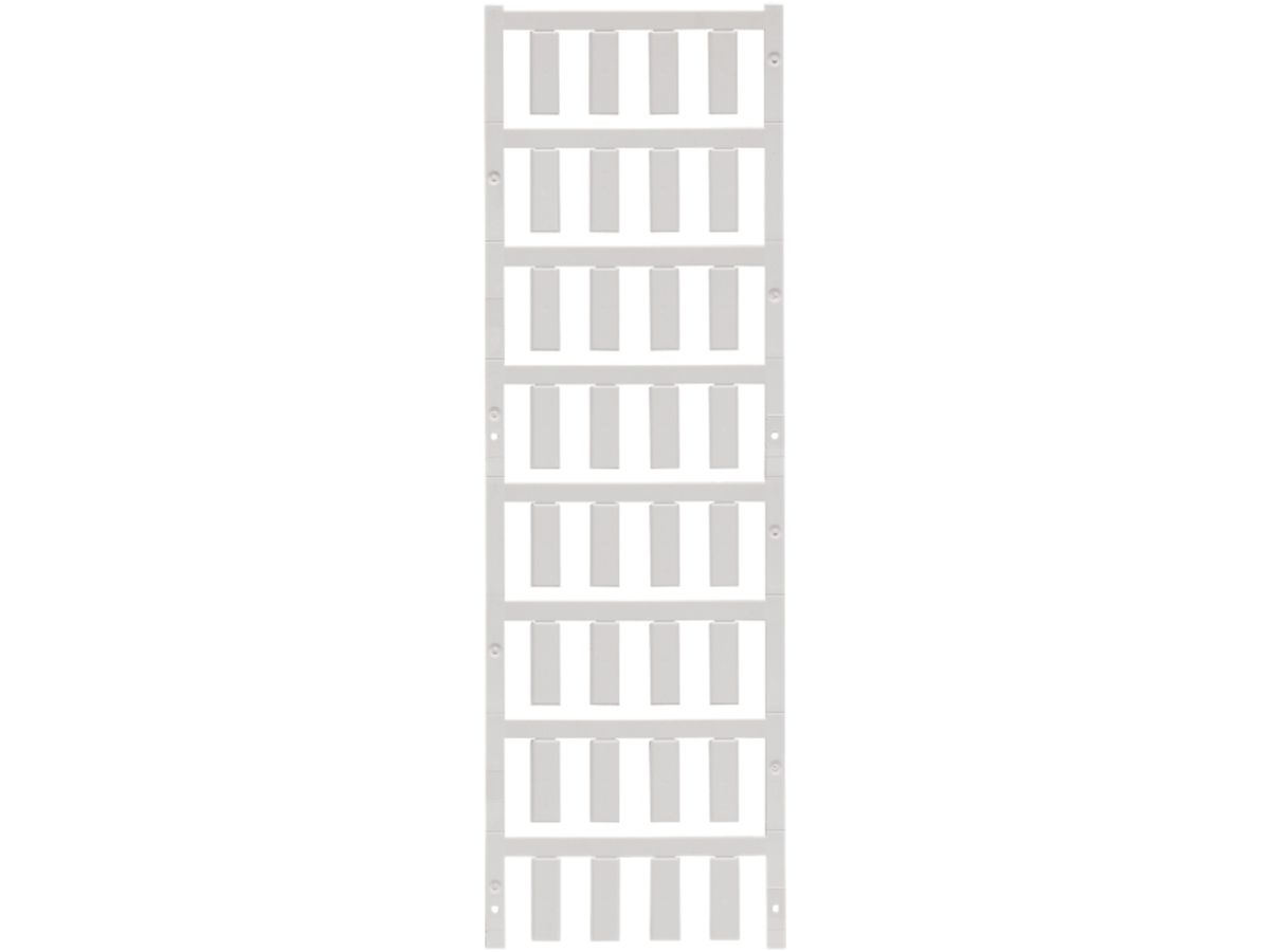 Leitermarkierer Weidmüller MultiCard VT SF für Ø4.8…7.4mm 21×7.4mm PA66 weiss