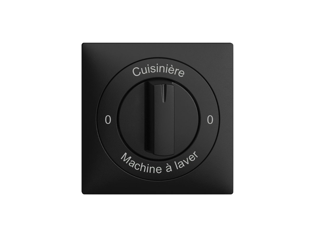 Frontset 0-Cuisinière-0-Machin à laver EDIZIOdue 60×60mm schwarz
