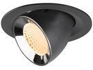 LED-Downlight SLV NUMINOS GIMBLE M 12W 1700lm 2700K MB DALI Ø120 sz/cr