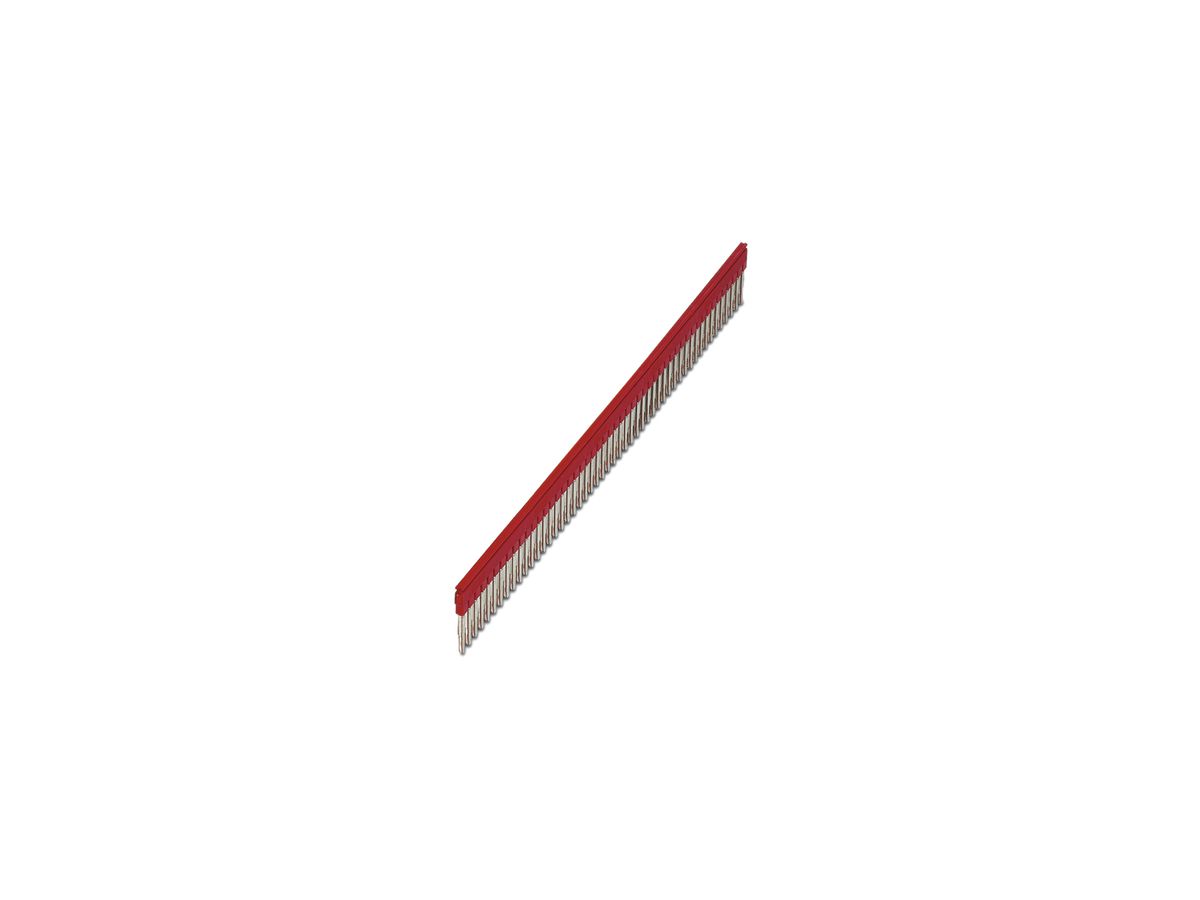 Steckbrücke 5mm 50L rot CLIPLINE