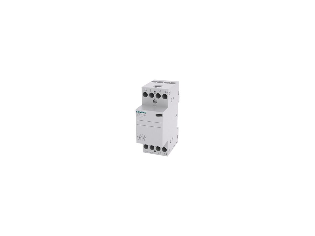 REG-Schütz Siemens SENTRON INSTA 5TT5 220…230V AC/DC 2NO 2NC 25A 400V 2TE