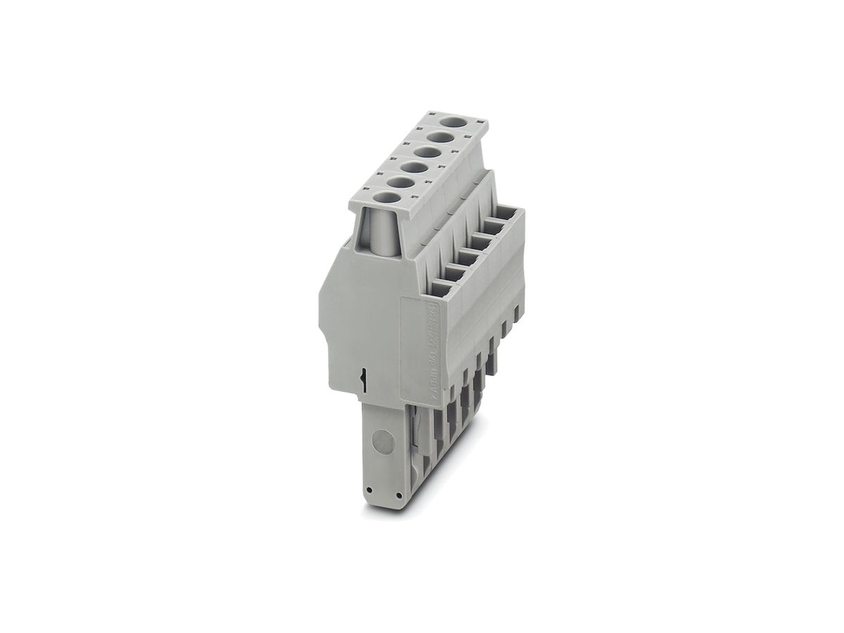 Stecker Phoenix Contact 1L 0.14…6mm² grau mit Schraubanschluss UPBV4/1