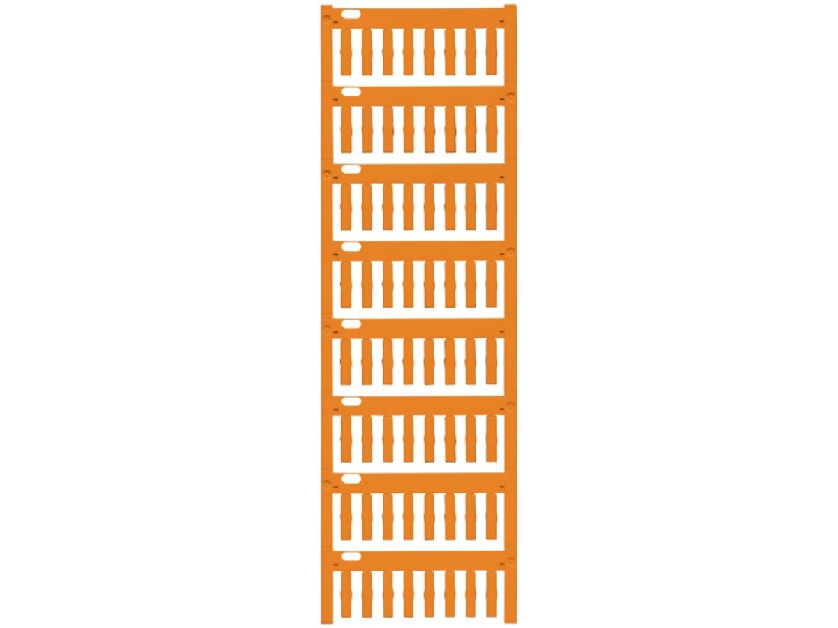 Einsteckschild Weidmüller VT-TM MultiCard 18×4mm PA66 orange