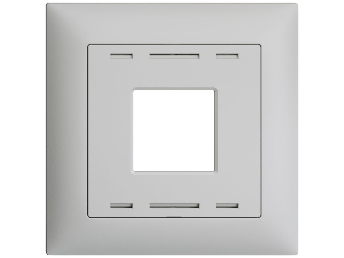 UP-Abdeckset EDIZIOdue Wiser Thermostat hellgrau