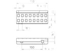 Längsverbinder Bettermann A2 H=60mm für Kabelleiter rostfrei A2