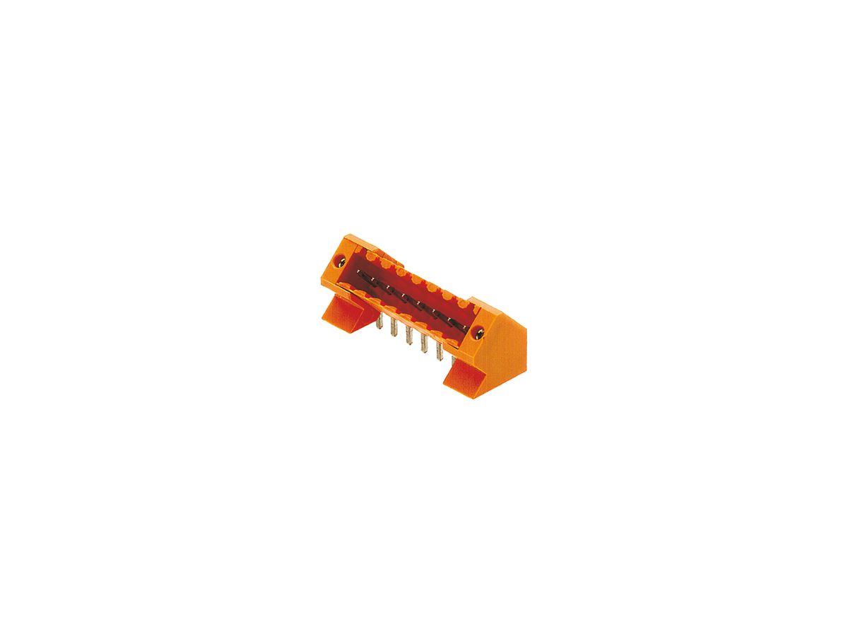 Stiftleiste Weidmüller SL Flansch THT 3.5mm 10L 135° 3.2mm orange