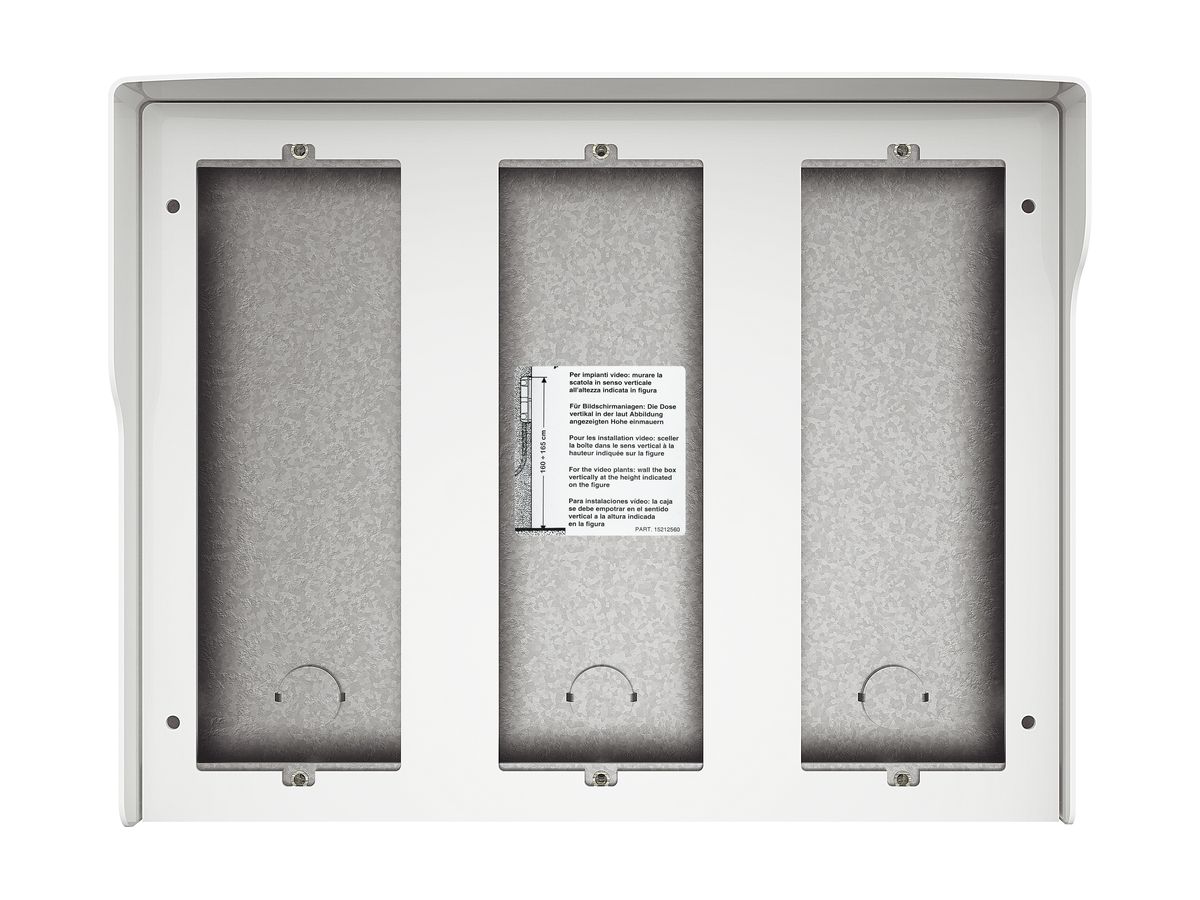 AP-Gehäuse Sfera 9 Module weiss