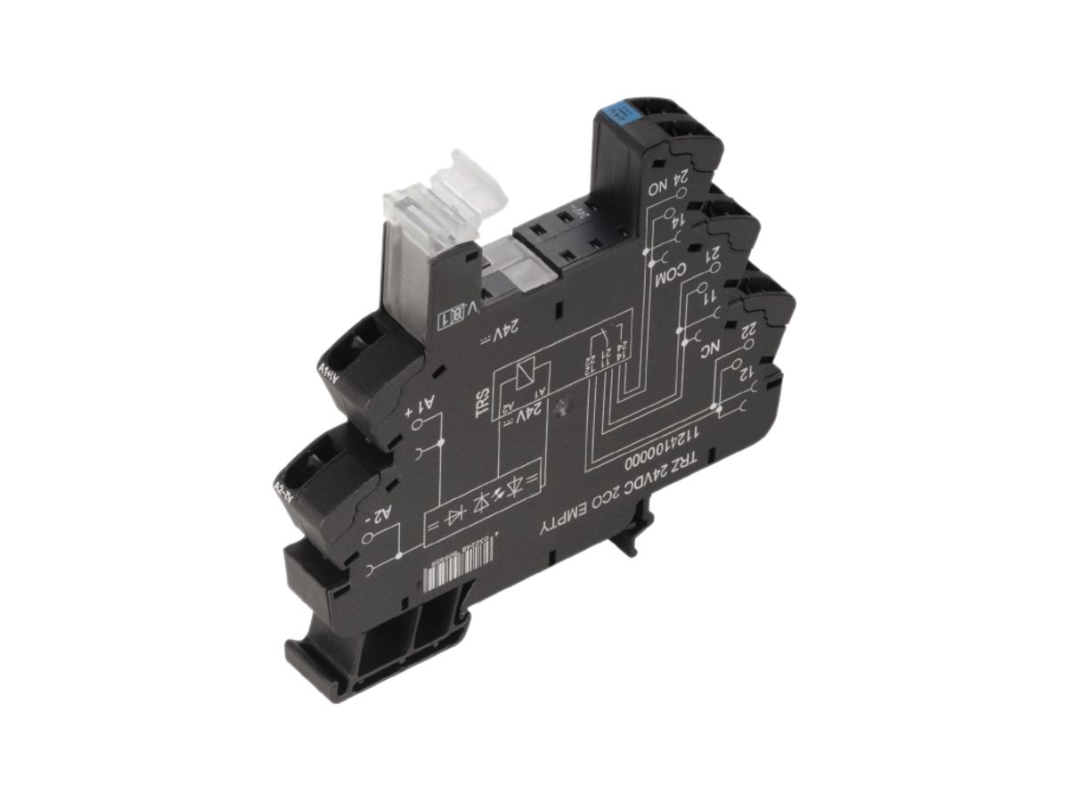 Relaissockel TERMSERIES TRZ IP20, 24VDC 2W 10A Zugfeder